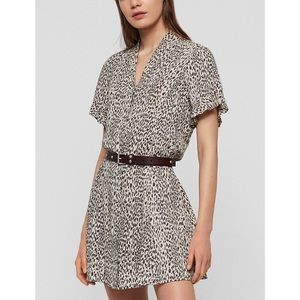 All Saints Fay Leopard Print Mini